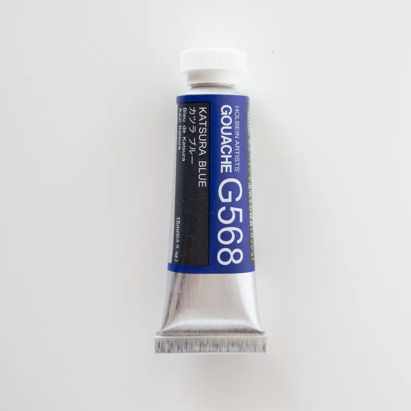 Holbein Artists' Gouache G568 'Katsura Blue' B