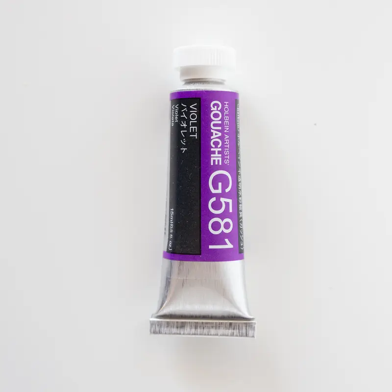Holbein Artists' Gouache G581 'Violet' B