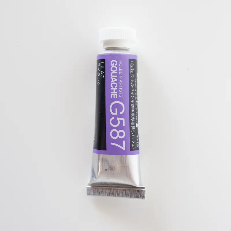 Holbein Artists' Gouache G587 'Lilac' B