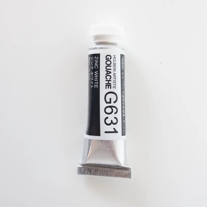 Holbein Artists' Gouache G631 'Zinc White' A
