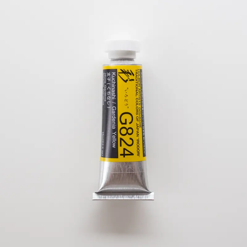 Holbein Artists' Gouache G824 'Kuchinashi / Gardenia Yellow' A