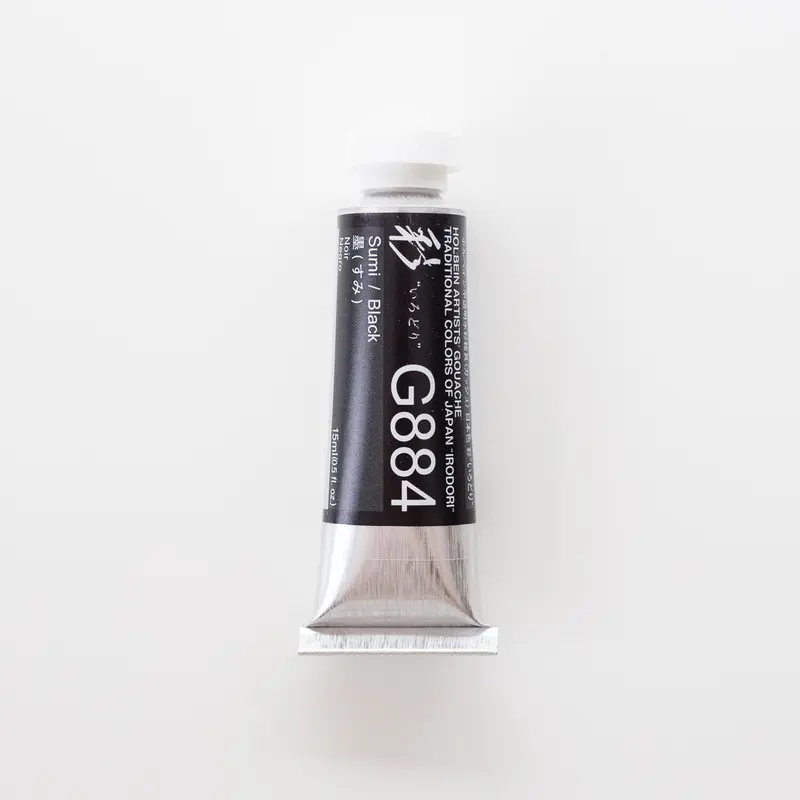 Holbein Artists' Gouache G884 'Sumi / Black' A