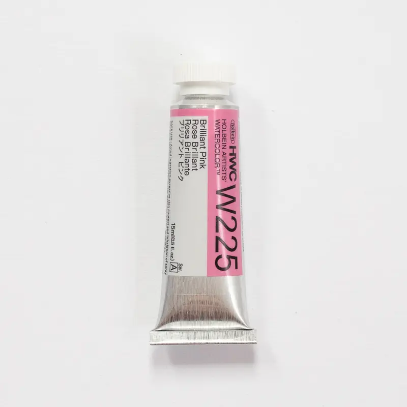 Holbein Artists' Watercolor 15ml W225 Brilliant Pink A