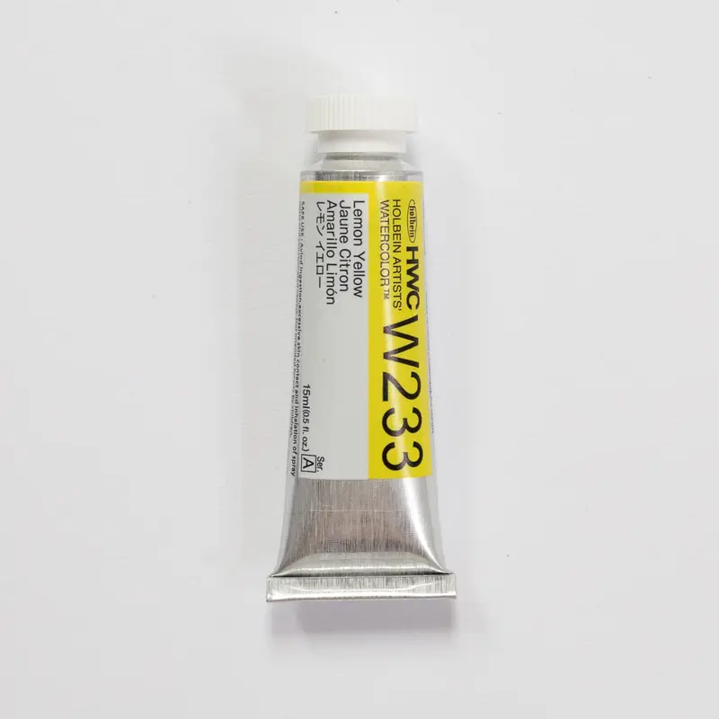 Holbein Artists' Watercolor 15ml W233 Lemon Yellow A