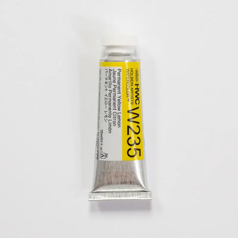 Holbein Artists' Watercolor 15ml W235 Perm. Yel. Lemon A