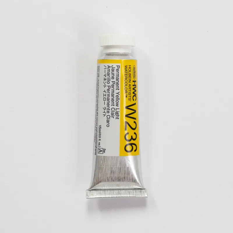 Holbein Artists' Watercolor 15ml W236 Perm. Yel. Light A