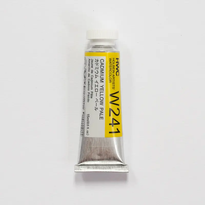 Holbein Artists' Watercolor 15ml W241 Cadmium Yellow Pale C