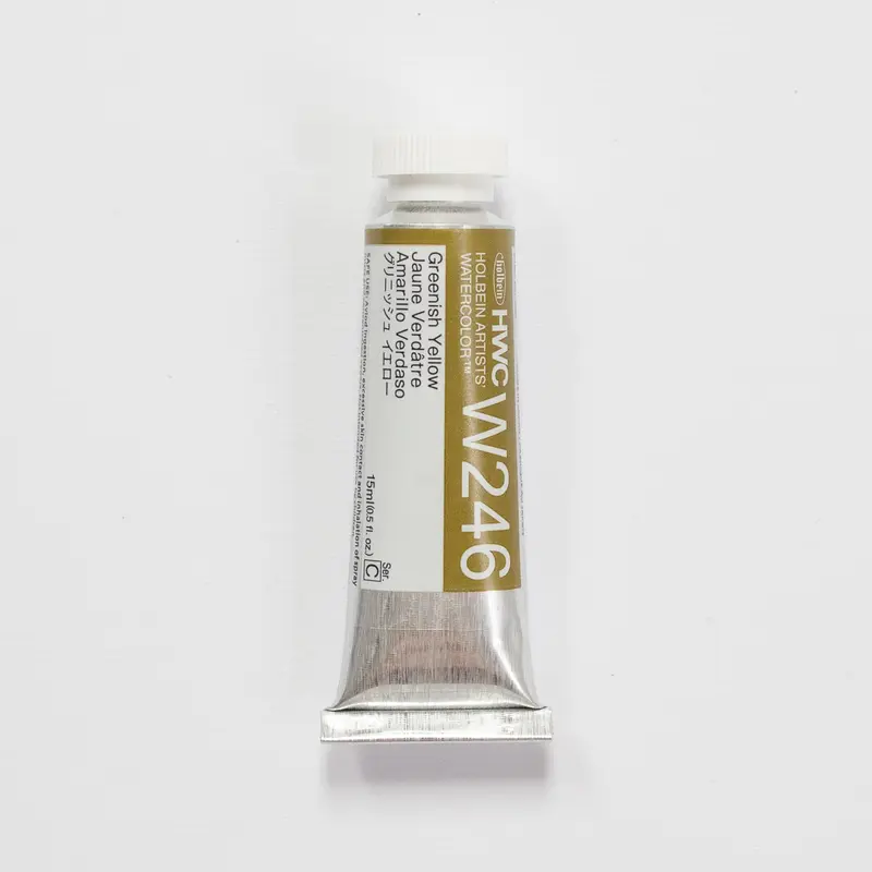 Holbein Artists' Watercolor 15ml W246 Greenish Yellow C
