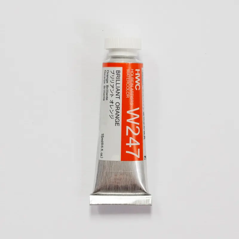Holbein Artists' Watercolor 15ml W247 Brilliant Orange C