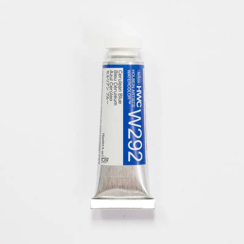 Holbein Artists' Watercolor 15ml W292 Cerulean Blue D