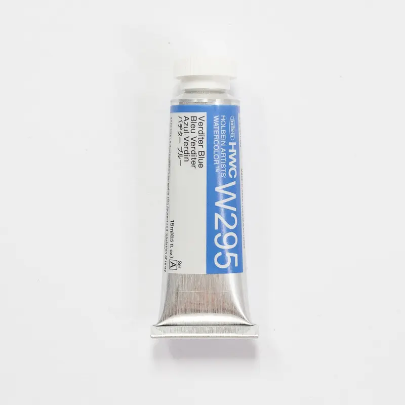 Holbein Artists' Watercolor 15ml W295 Verditer Blue A