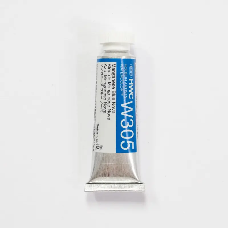Holbein Artists' Watercolor 15ml W305 Manganese Blue Nova B
