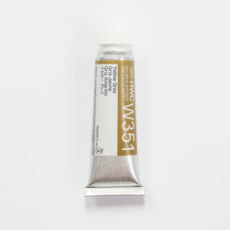 Holbein Artists' Watercolor 15ml W351 Yellow Grey A