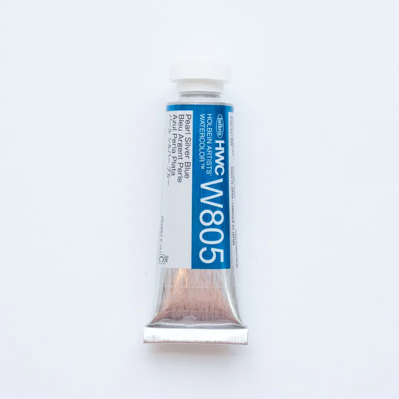 Holbein Artists' Watercolor 15ml W805 'Pearl Silver Blue' C