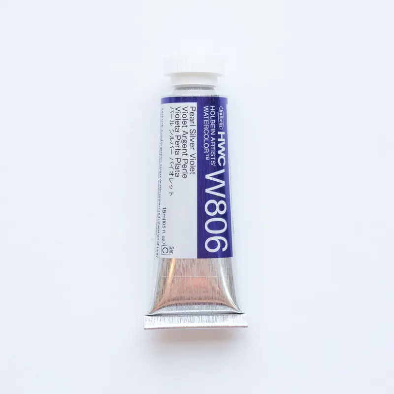 Holbein Artists' Watercolor 15ml W806 'Pearl Silver Violet' C