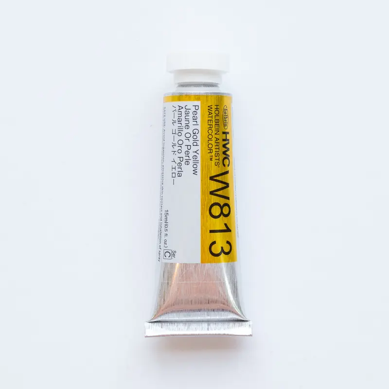 Holbein Artists' Watercolor 15ml W813 'Pearl Gold Yellow' C