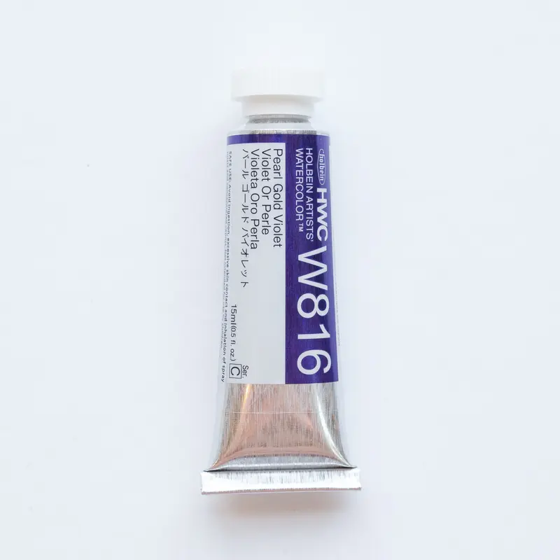 Holbein Artists' Watercolor 15ml W816 'Pearl Gold Violet' C