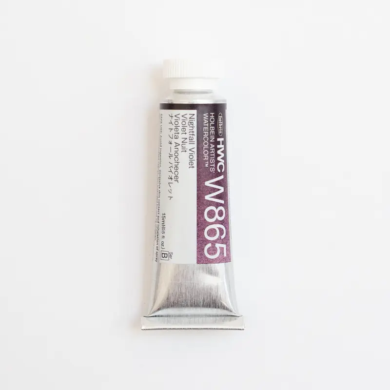 Holbein Artists' Watercolor 15ml W865 Nightfall Violet B 15ml
