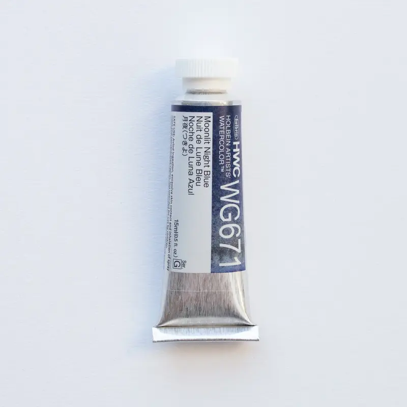 Holbein Artists' Watercolor 15ml WG671 Moonlit Night Blue G