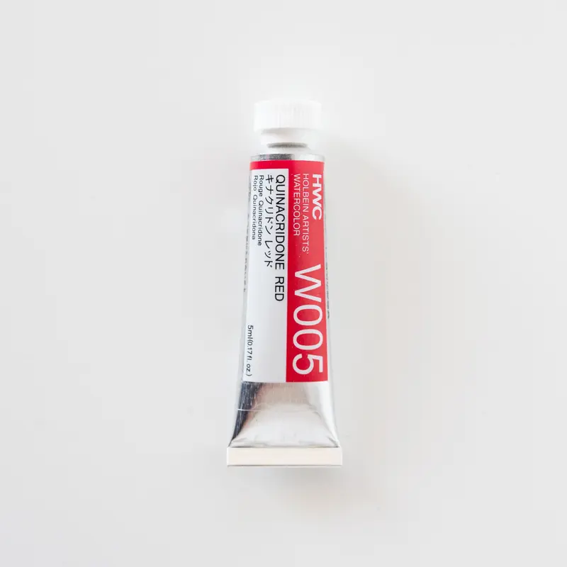 Holbein Artists' Watercolor 5ml W005 'Quinacridone Red' C