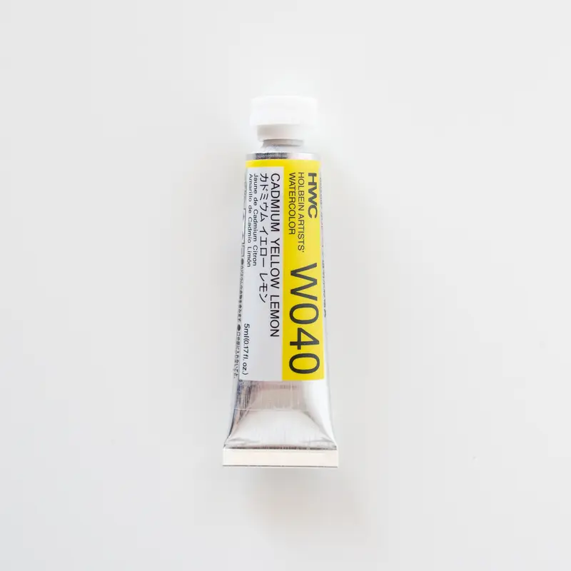 Holbein Artists' Watercolor 5ml W040 'Cadmium Yellow Lemon' C