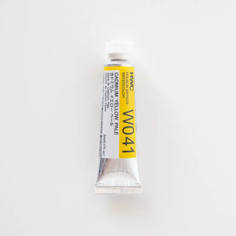 Holbein Artists' Watercolor 5ml W041 'Cadmium Yellow Pale' C