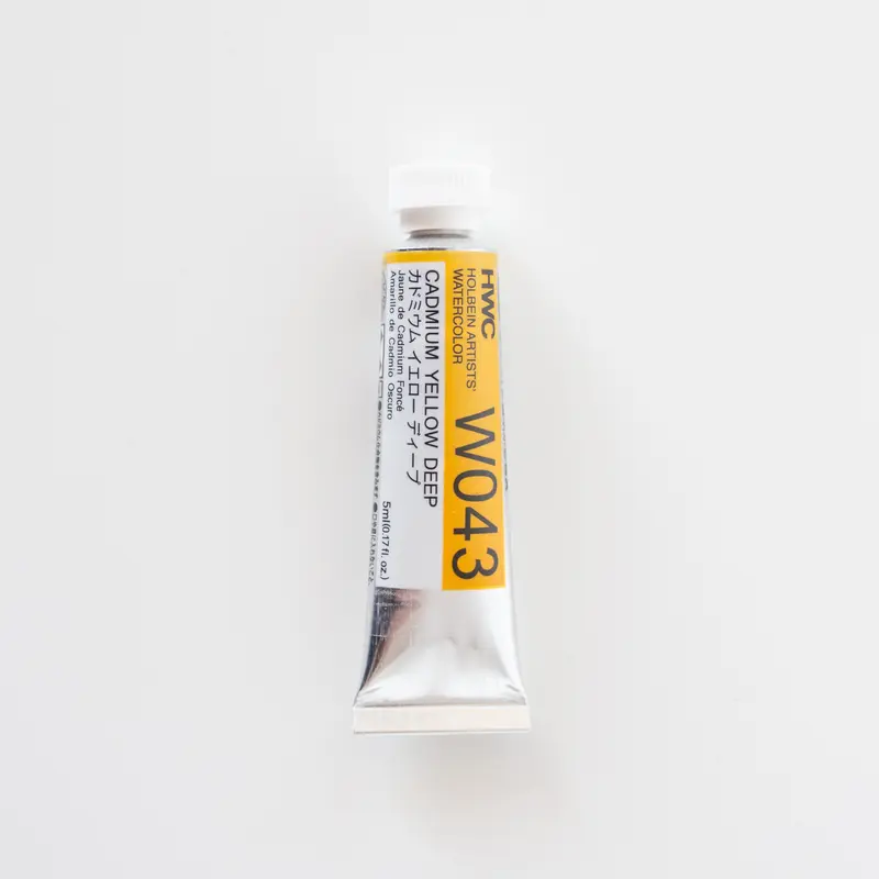 Holbein Artists' Watercolor 5ml W043 'Cadmium Yellow Deep' C