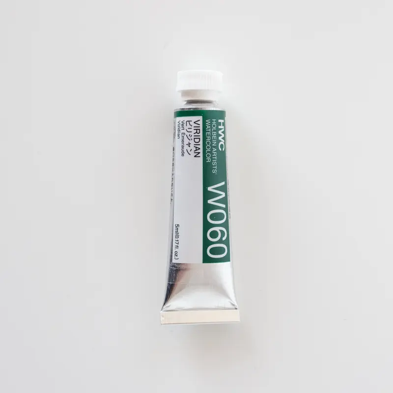 Holbein Artists' Watercolor 5ml W060 'Viridian' E