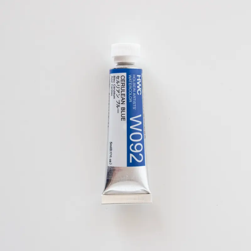 Holbein Artists' Watercolor 5ml W092 'Cerulean Blue' D