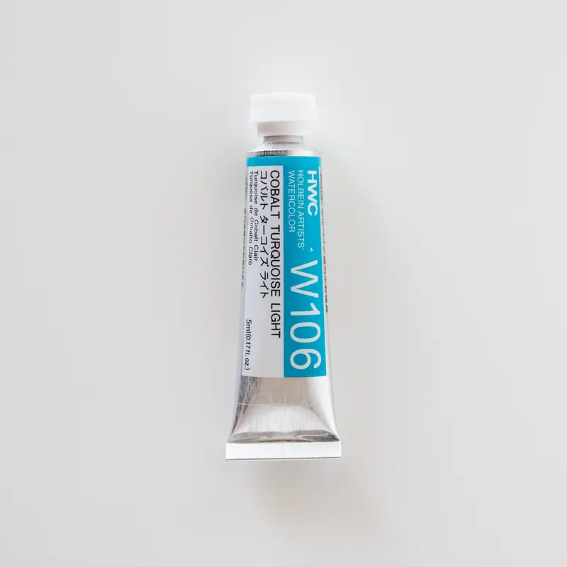 Holbein Artists' Watercolor 5ml W106 'Cobalt Turquoise Light' D