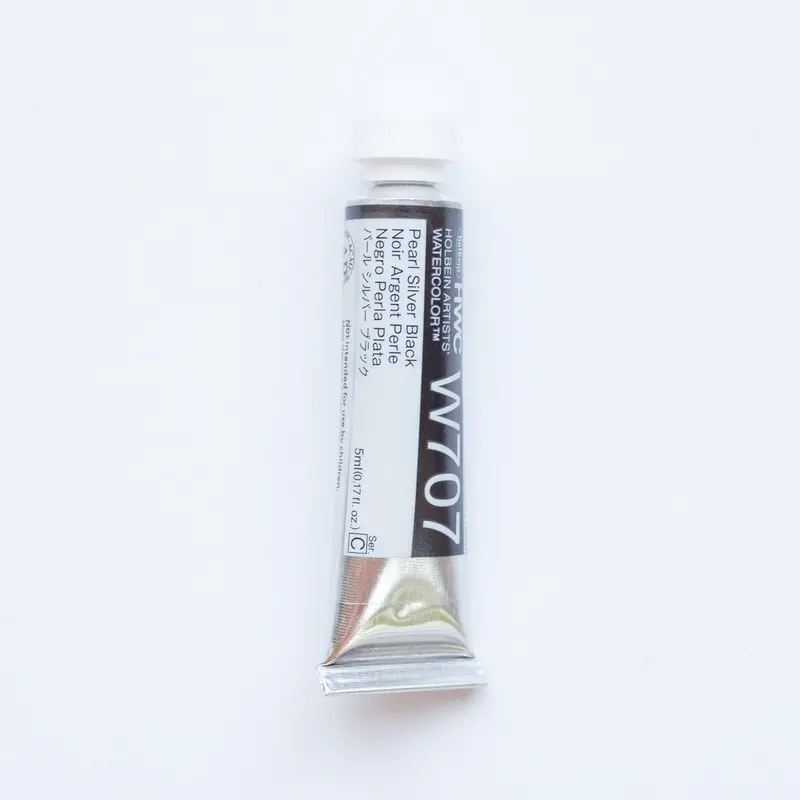 Holbein Artists' Watercolor 5ml W707 'Pearl Silver Black' C