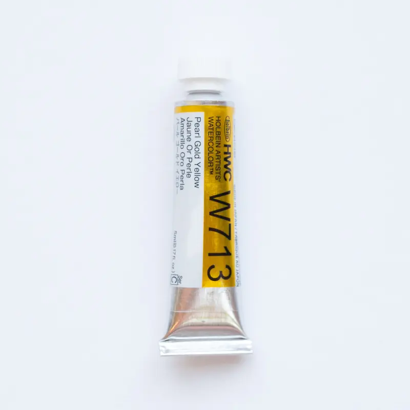 Holbein Artists' Watercolor 5ml W713 'Pearl Gold Yellow' C