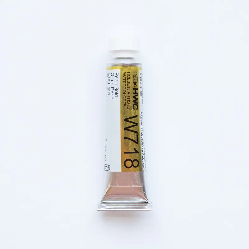 Holbein Artists' Watercolor 5ml W718 'Pearl Gold' C
