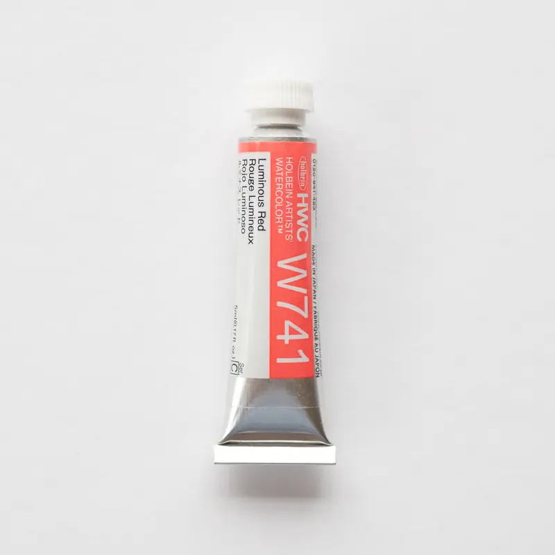Holbein Artists' Watercolor 5ml W741 Luminous Red C