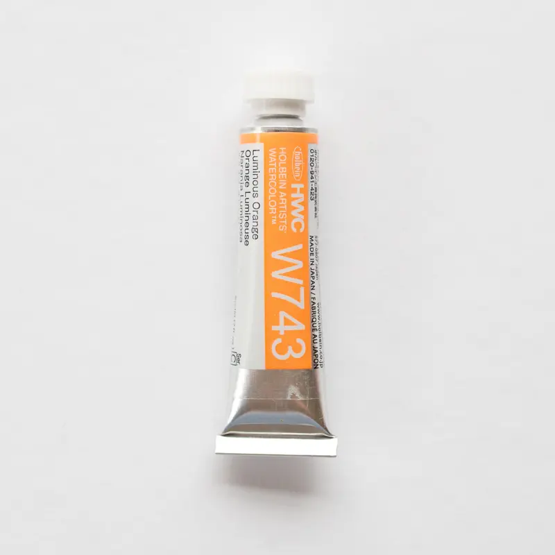 Holbein Artists' Watercolor 5ml W743 Luminous Orange C