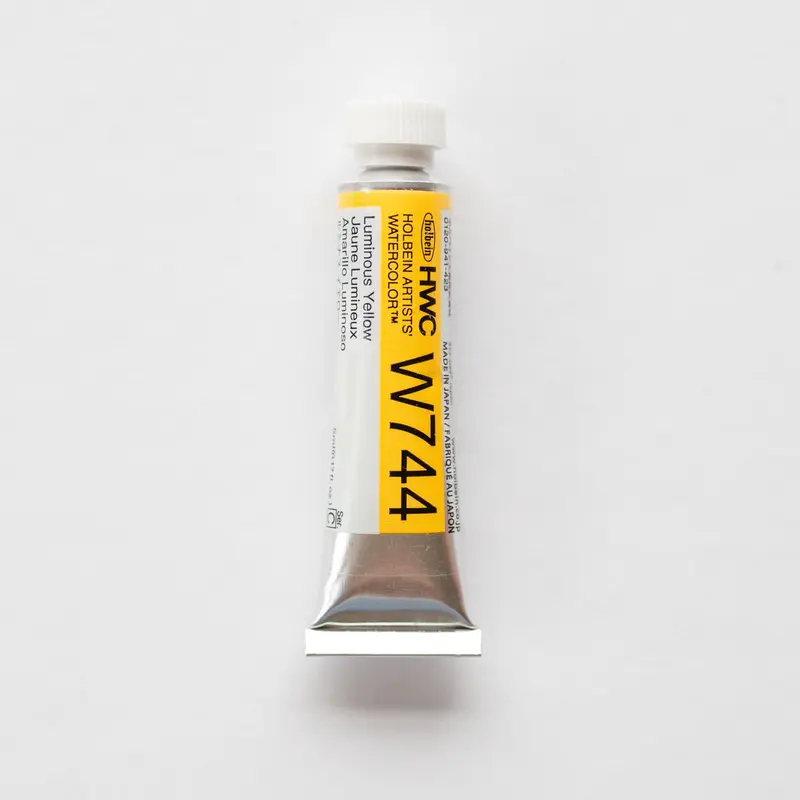 Holbein Artists' Watercolor 5ml W744 Luminous Yellow C