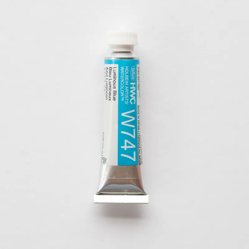 Holbein Artists' Watercolor 5ml W747 Luminous Blue C