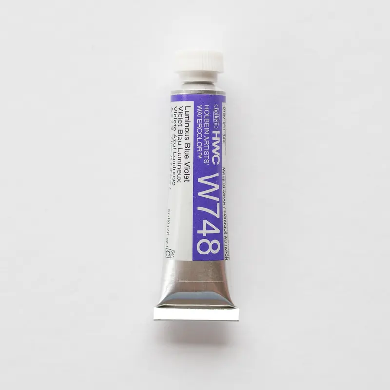 Holbein Artists' Watercolor 5ml W748 Luminous Blue Violet C