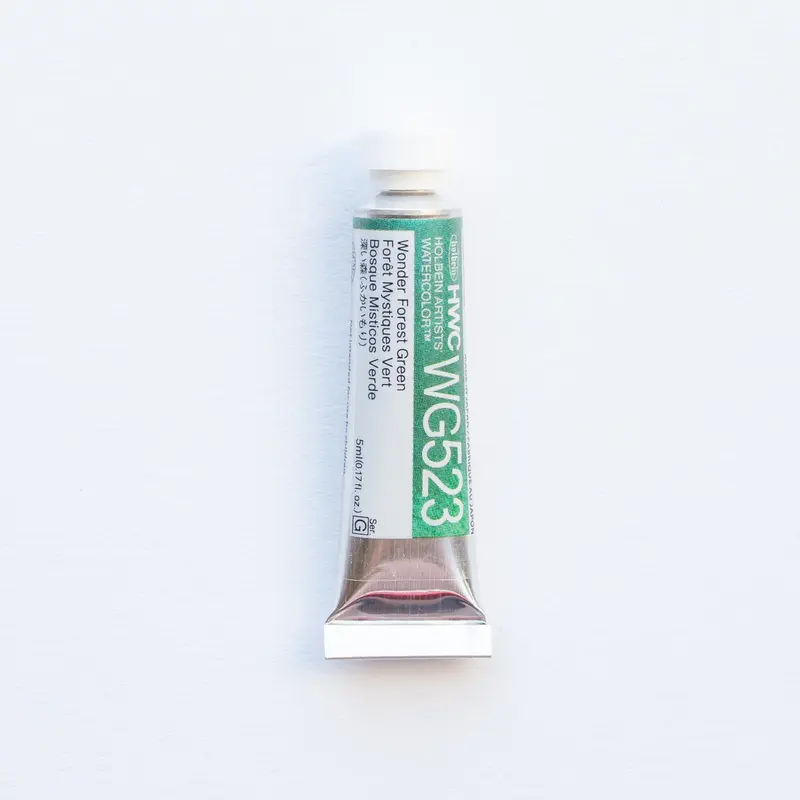 Holbein Artists' Watercolor 5ml WG523 Wonder Forest Green G