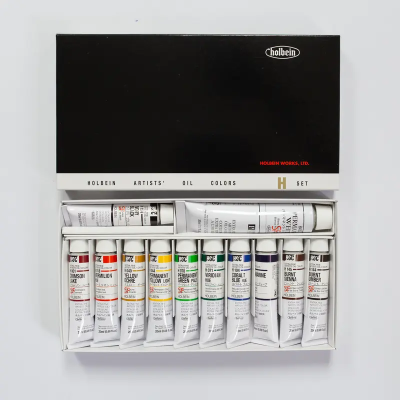 Holbein Oil Color H Set 12 colors 20ml