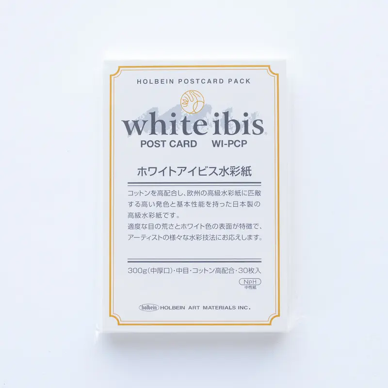 Holbein Postcard Pack White Ibis 30 Stuks A6 (cold pressed)