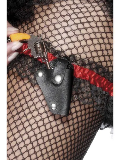 Holster been met pistooltje