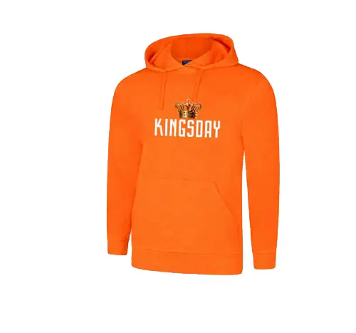 Hoodie oranje Kingsday mt. M