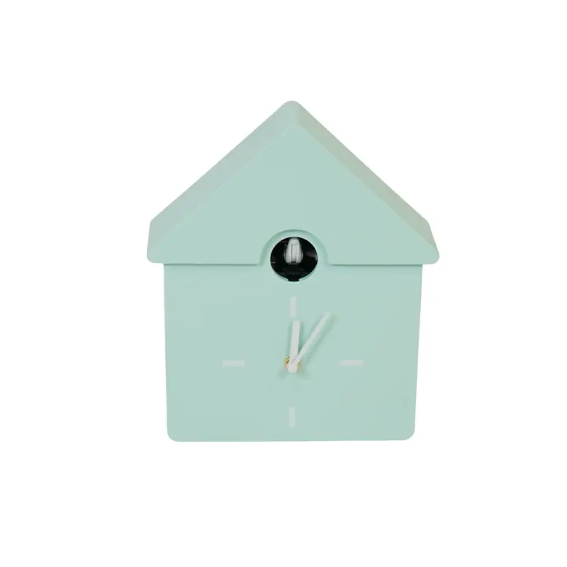 Housevitamin - Wandklok Koekoeksklok - Light Green- 24x27x9cm