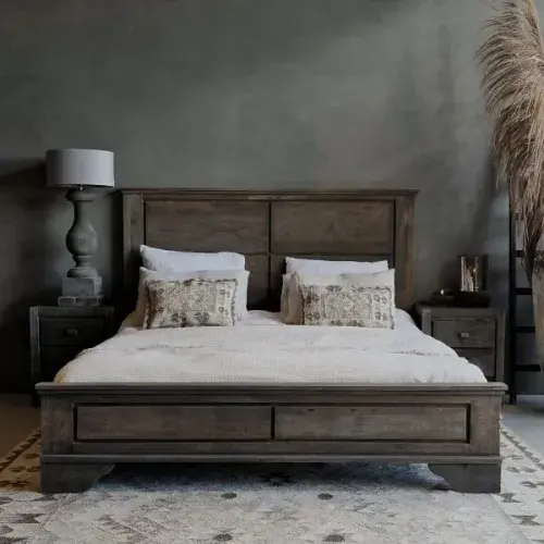 Houten bed Brit