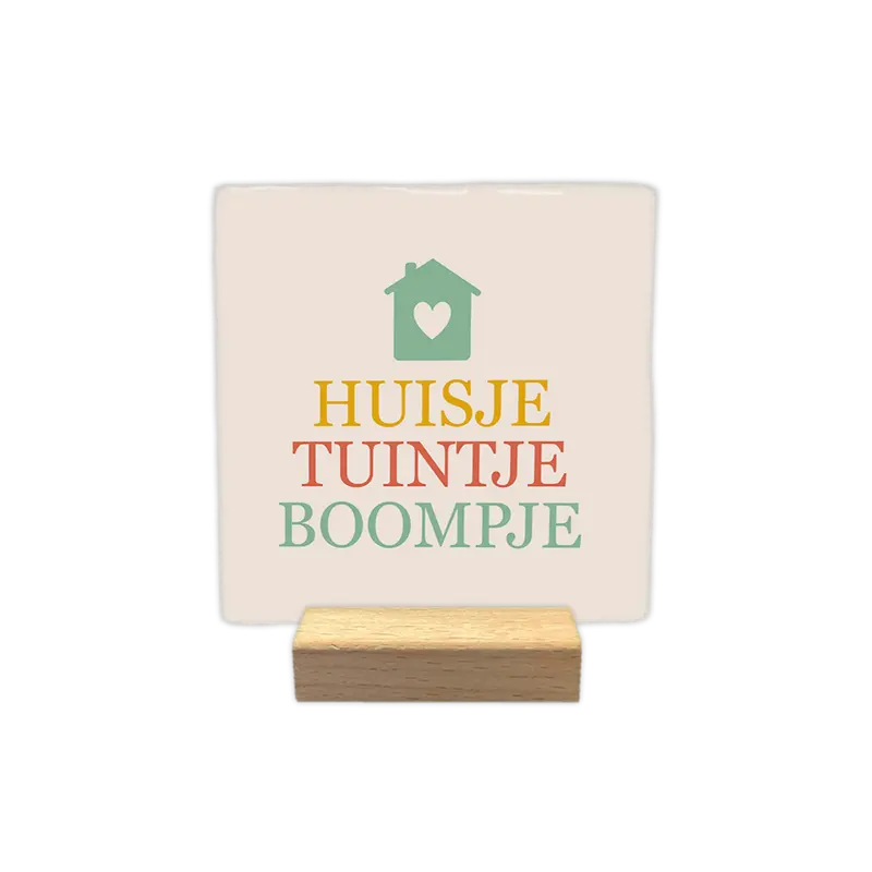 Huisje tuintje boompje