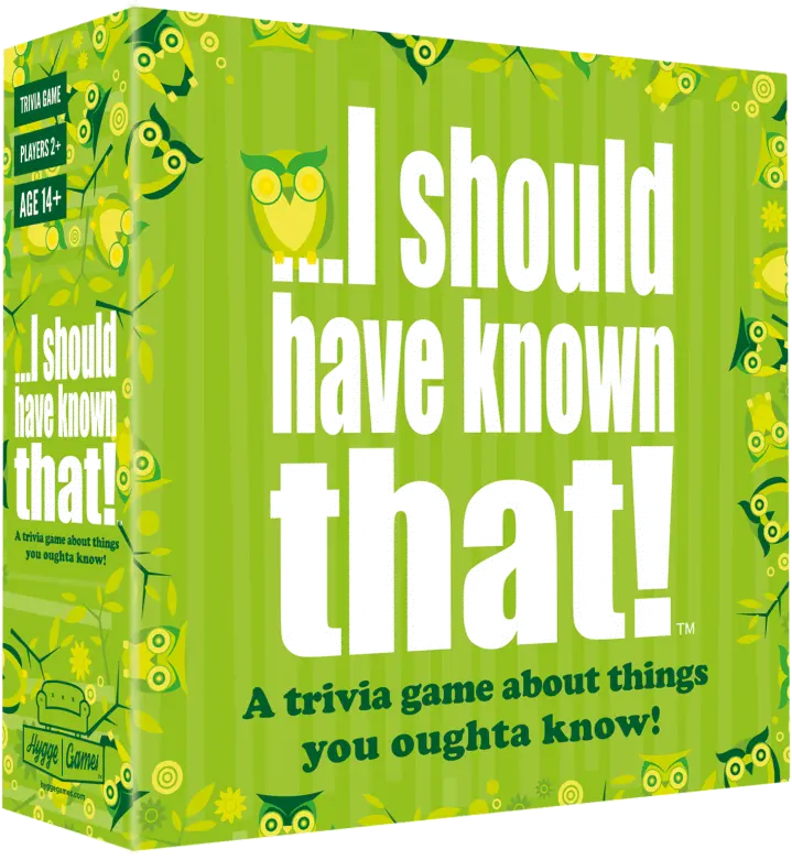 I Should Have Known That - game