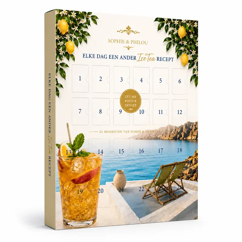 Ice Tea Zomerkalender | 24 unieke recepten | Sophie & Philou