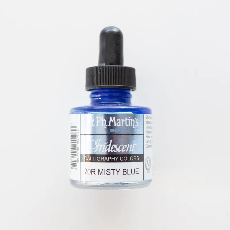 Iridescent ink Dr. Ph. Martin's Misty Blue