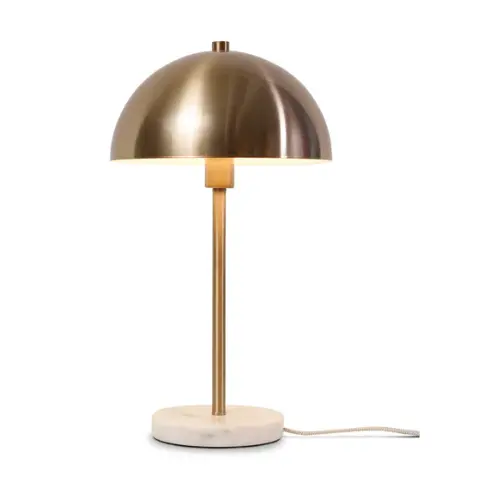 It's About Romi Tafellamp ijzer/marmer Toulouse h.45cm/kap rond dia.25x12,5cm goud